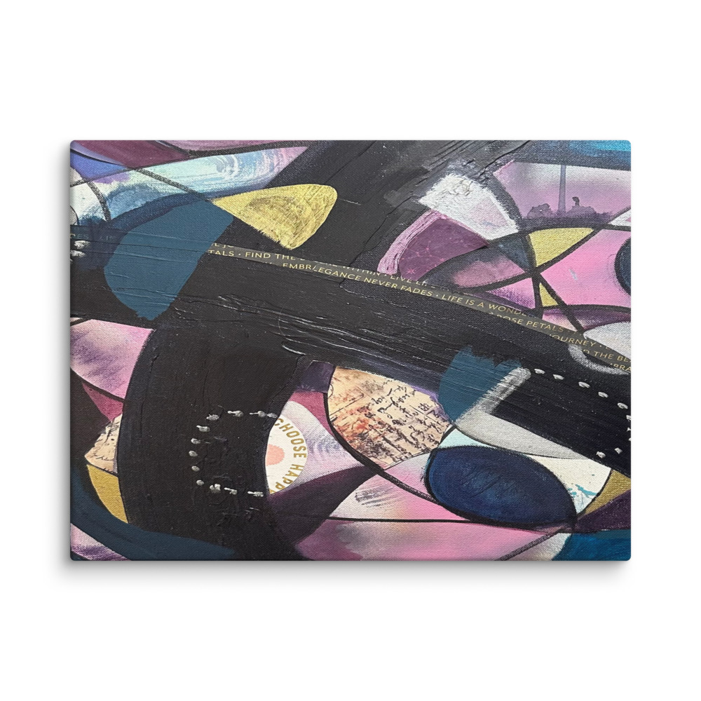 Choose Happy — Canvas Print (18" × 24")