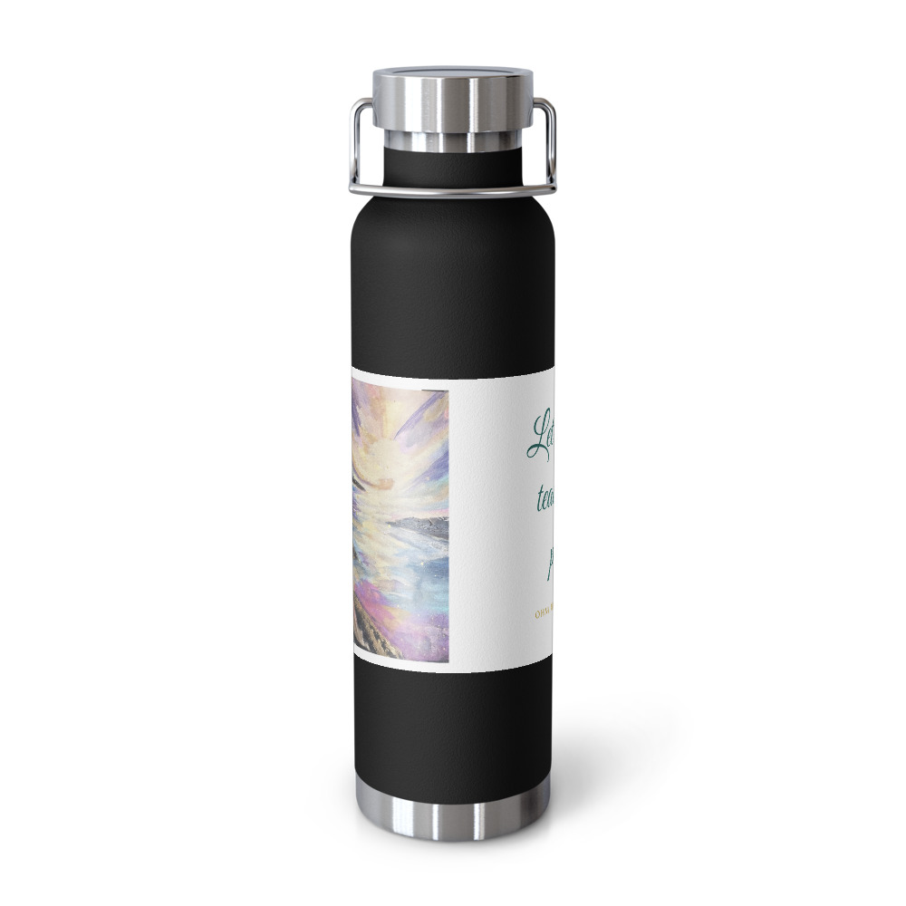 Where Light Meets the Shore — Water Bottle (Holistic Edition)