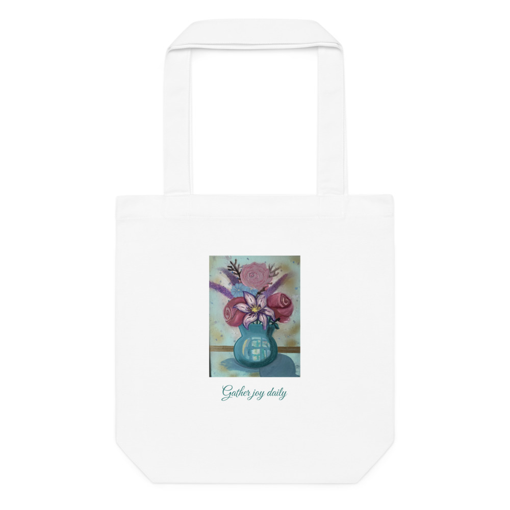 Bouquet in Teal — Tote Bag (Holistic Edition)