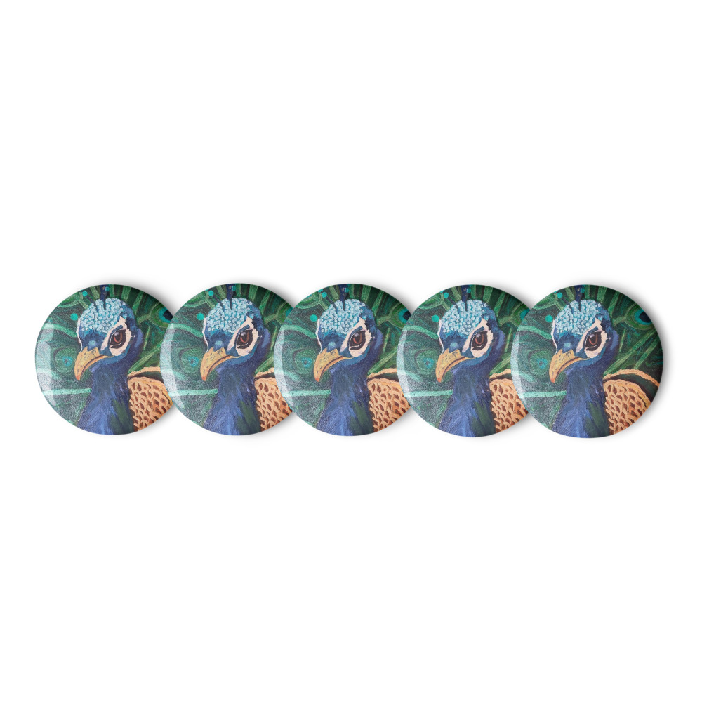 Pride of Plumes — Pin Button Set