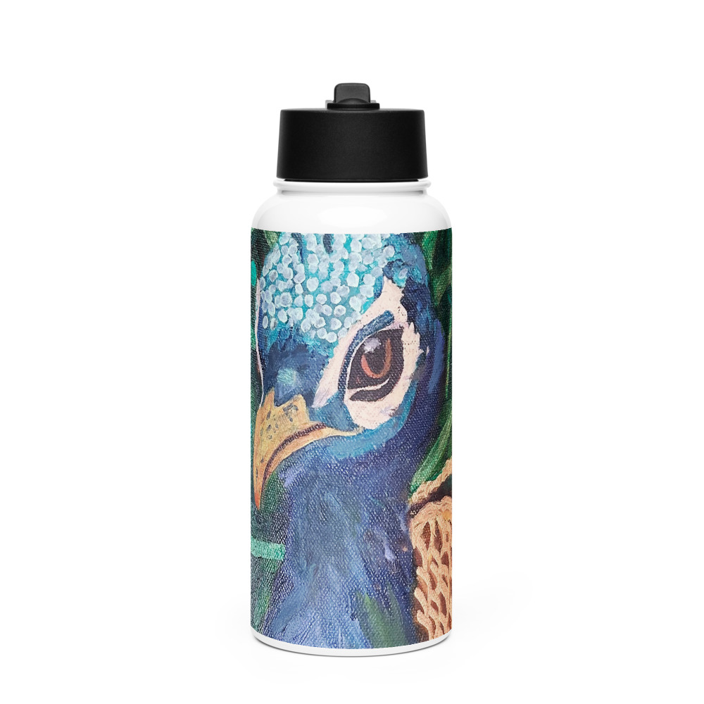 Pride of Plumes — Straw-Lid Water Bottle (32oz)