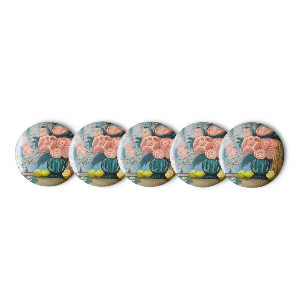 Garden in Full Bloom — Pin Button Set