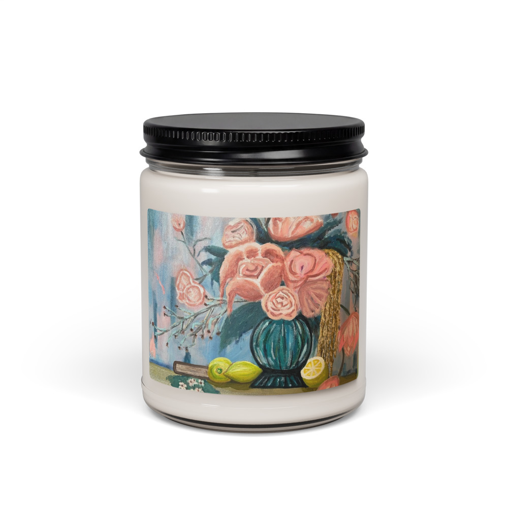 Garden in Full Bloom — Scented Soy Candle (Sea Salt & Orchid)