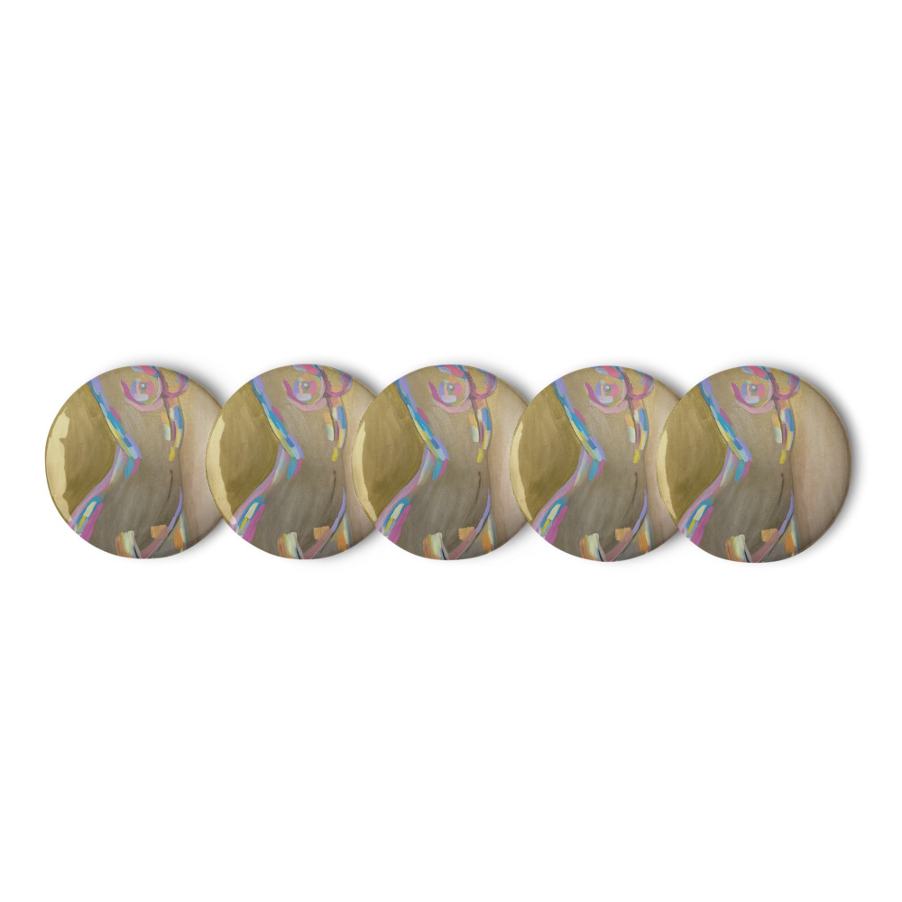 Golden Form — Pin Button Set