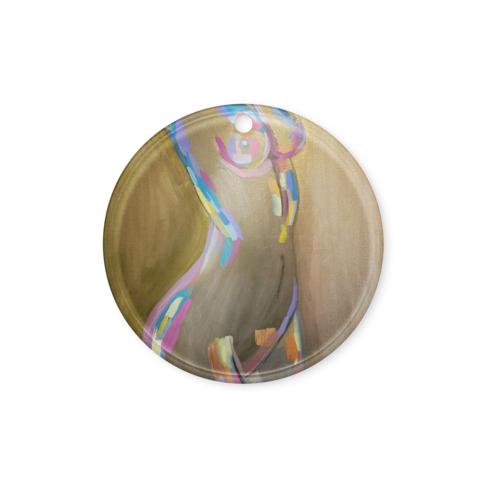 Golden Form — Acrylic Ornament