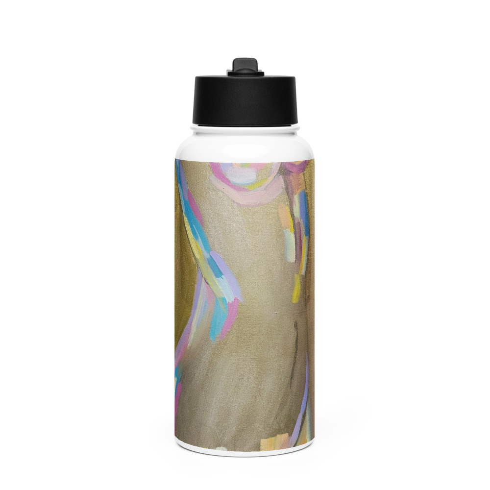 Golden Form — Straw-Lid Water Bottle (32oz)
