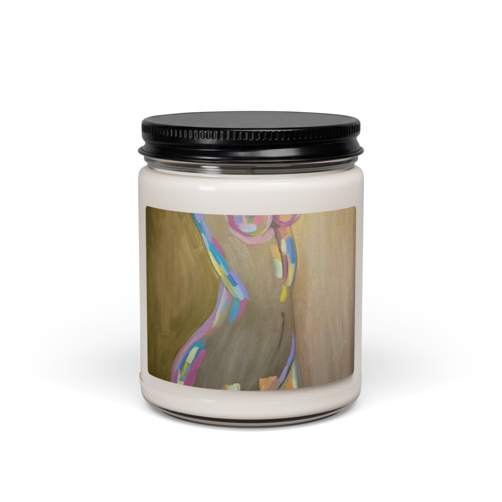 Golden Form — Scented Soy Candle (Sea Salt & Orchid)