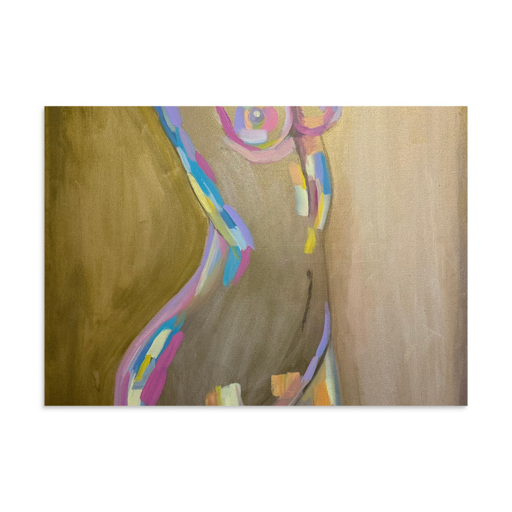 Golden Form — Matte Poster (A3)