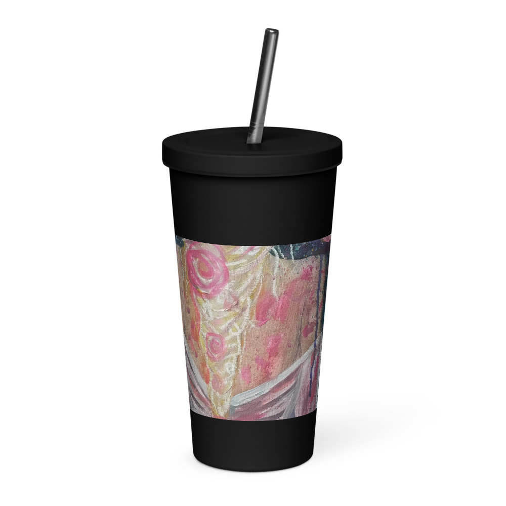 Sunset Reverie — Insulated Tumbler with Straw