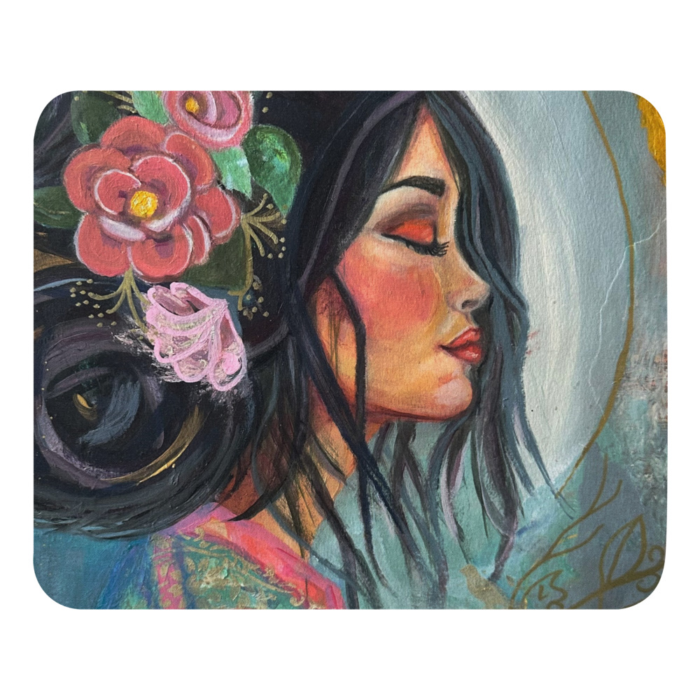 Camellia Muse — Mouse Pad