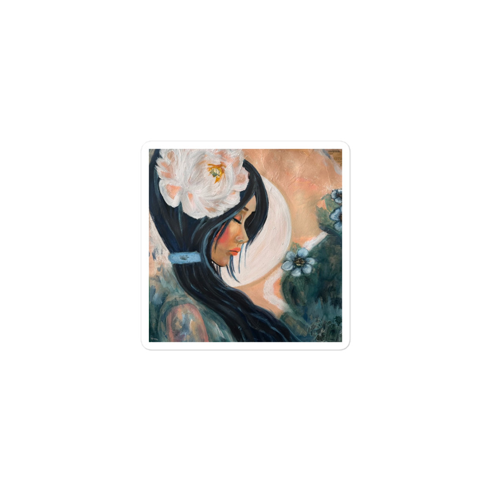 Moonflower — Die-Cut Sticker (3")