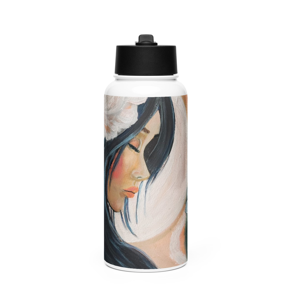 Moonflower — Straw-Lid Water Bottle (32oz)