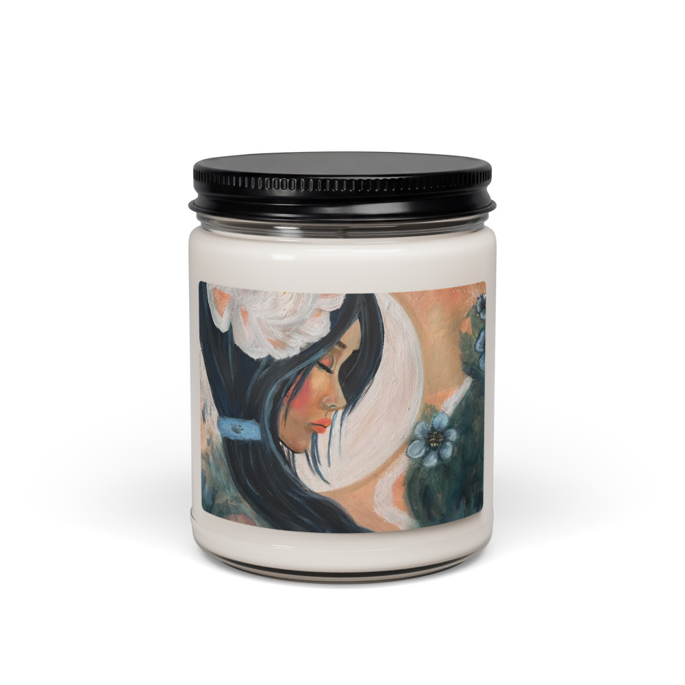 Moonflower — Scented Soy Candle (Sea Salt & Orchid)