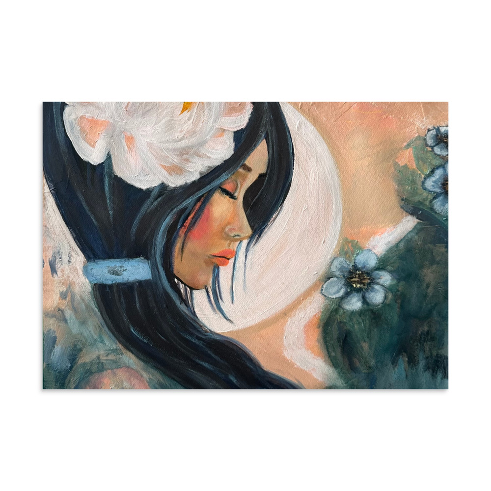 Moonflower — Matte Poster (A3)