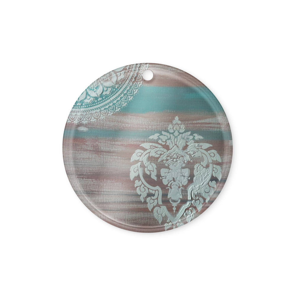 Gilded Mandala — Acrylic Ornament