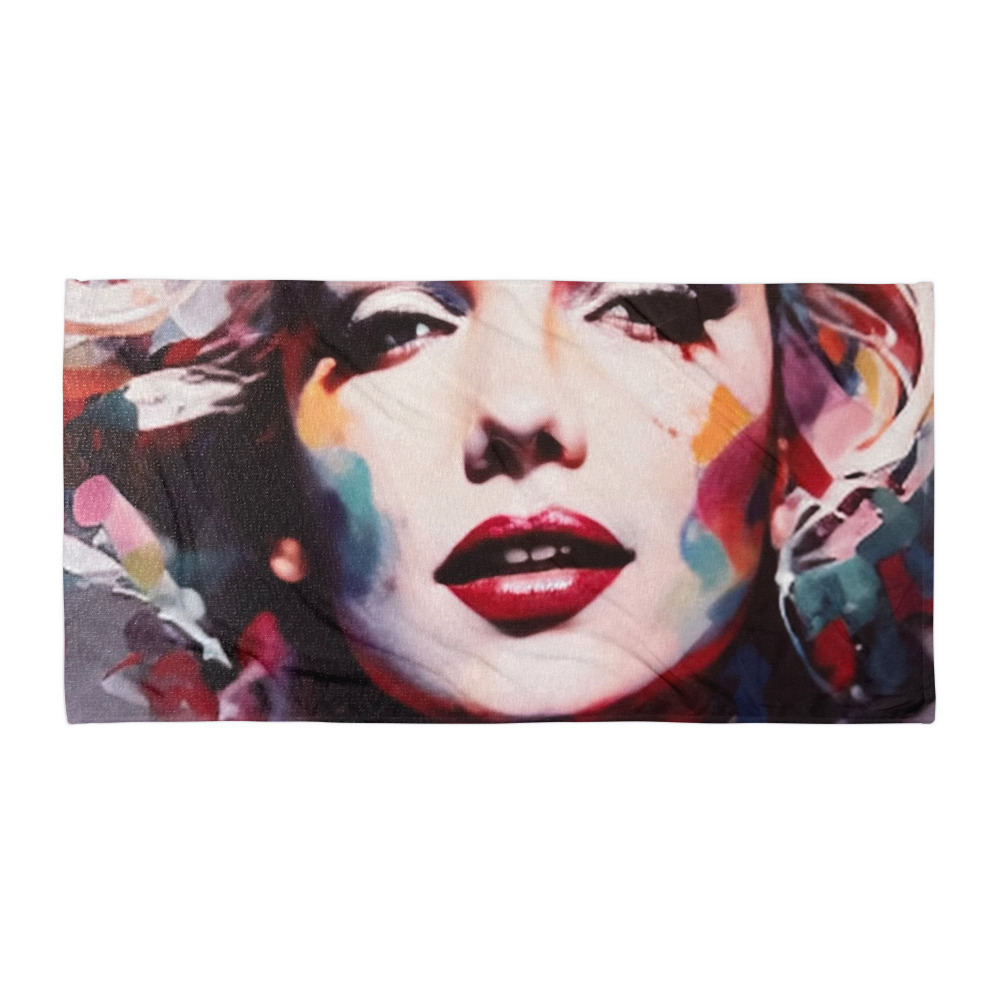 Technicolor Icon — Beach Towel (30"×60")