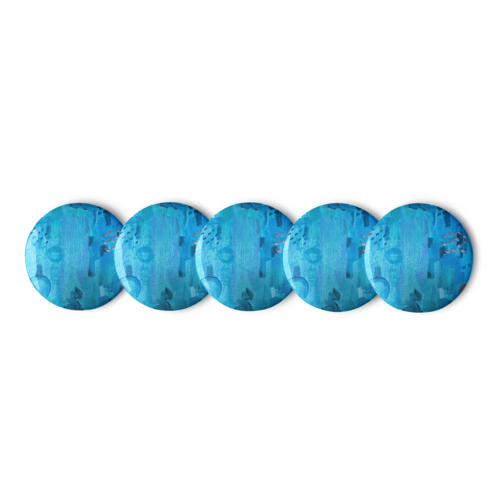 Ocean Murmur — Pin Button Set