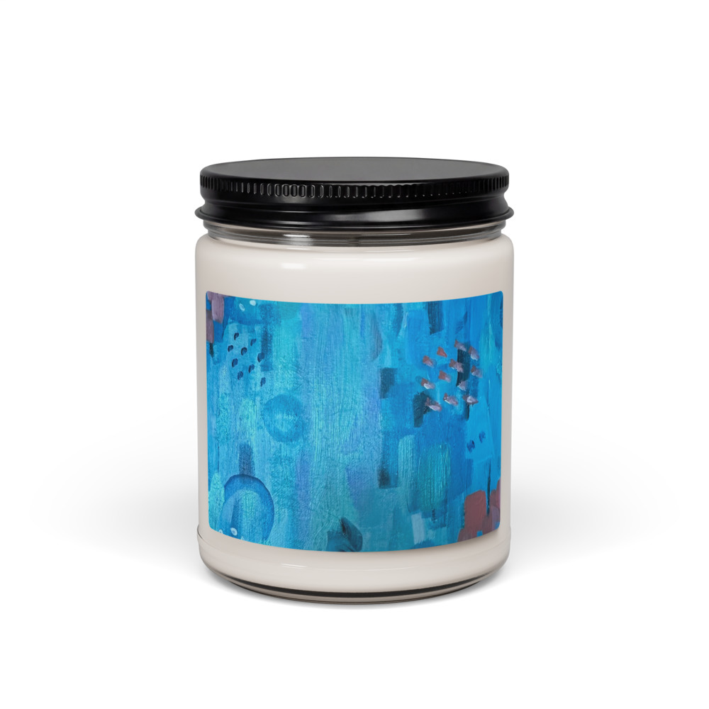 Ocean Murmur — Scented Soy Candle (Sea Salt & Orchid)