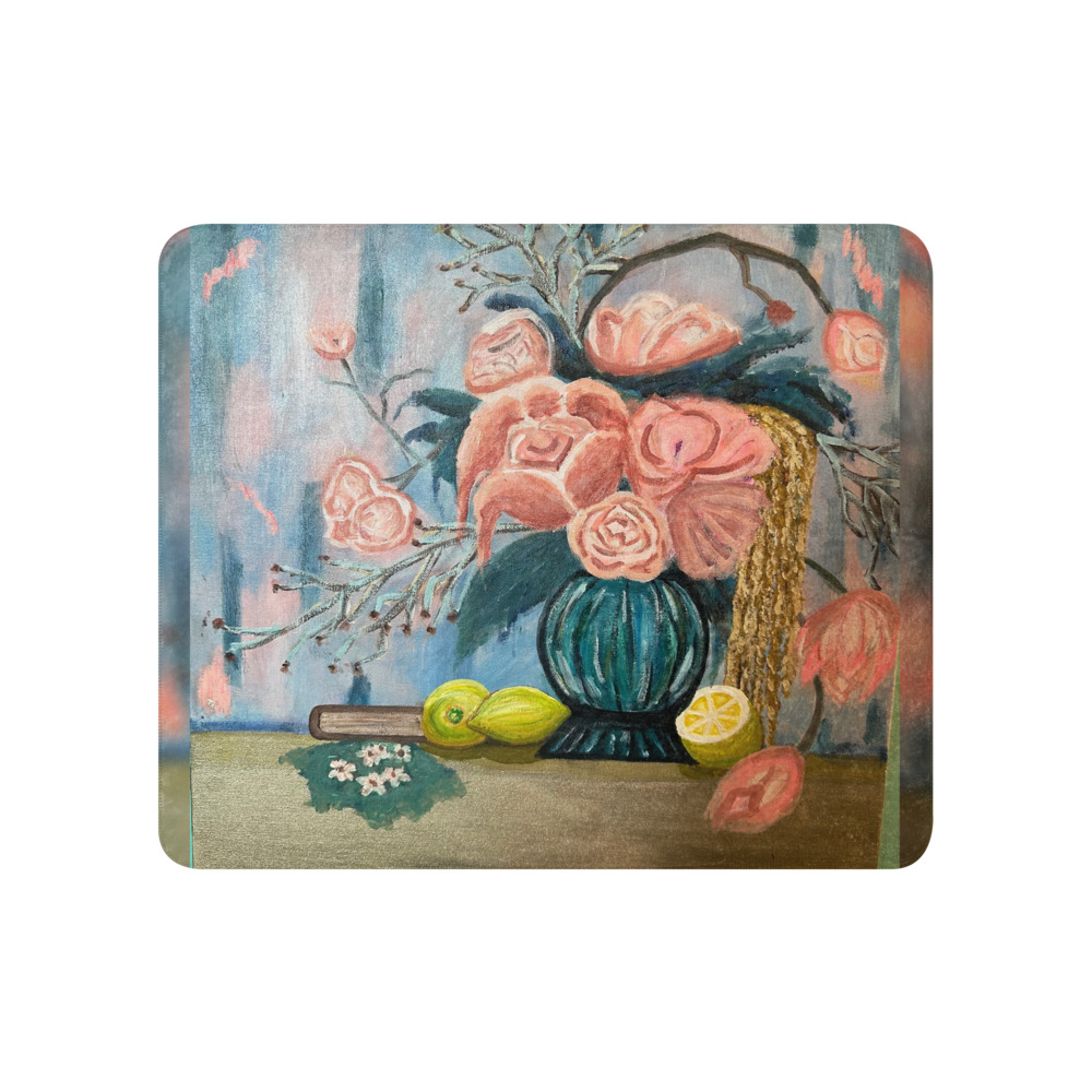 Garden in Full Bloom — Sherpa Blanket (50" × 60")