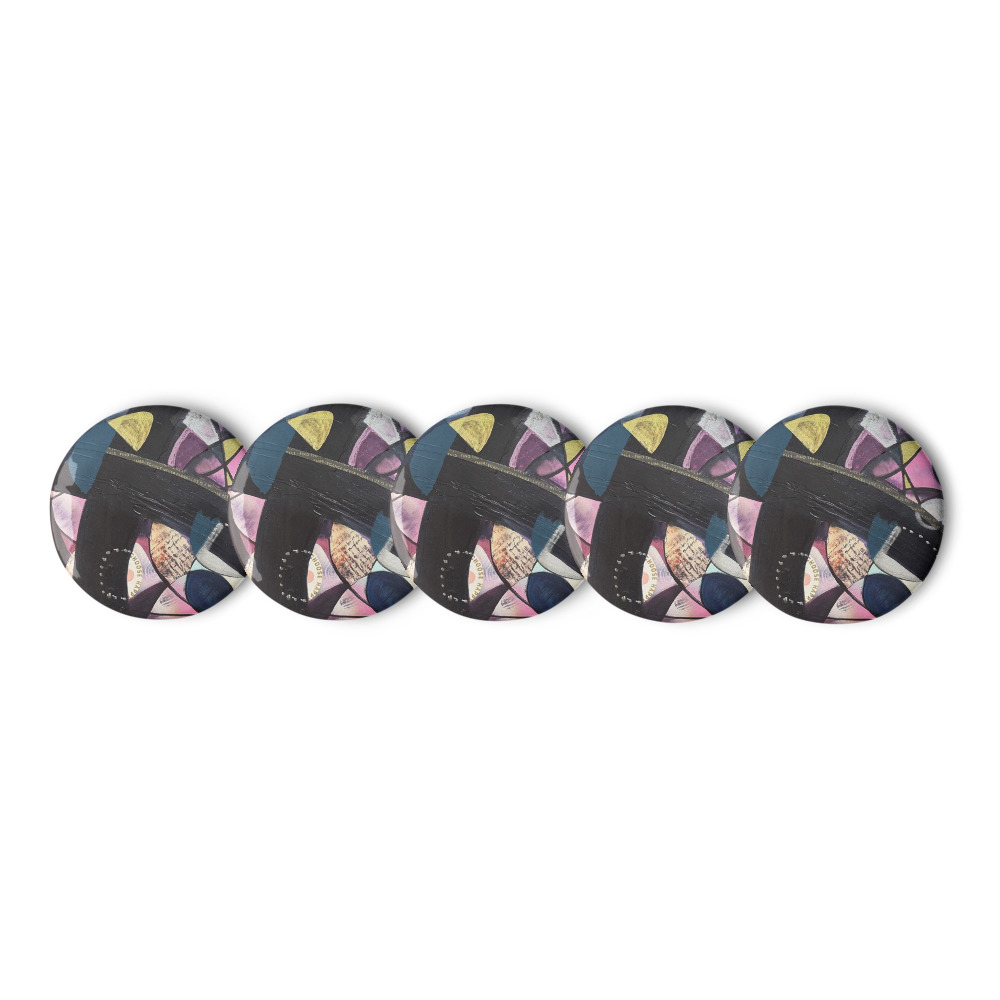 Choose Happy — Pin Button Set