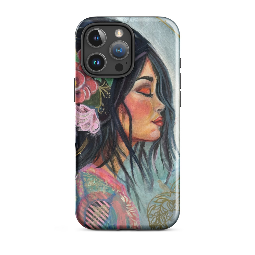 Camellia Muse — iPhone Case (Tough, Glossy)