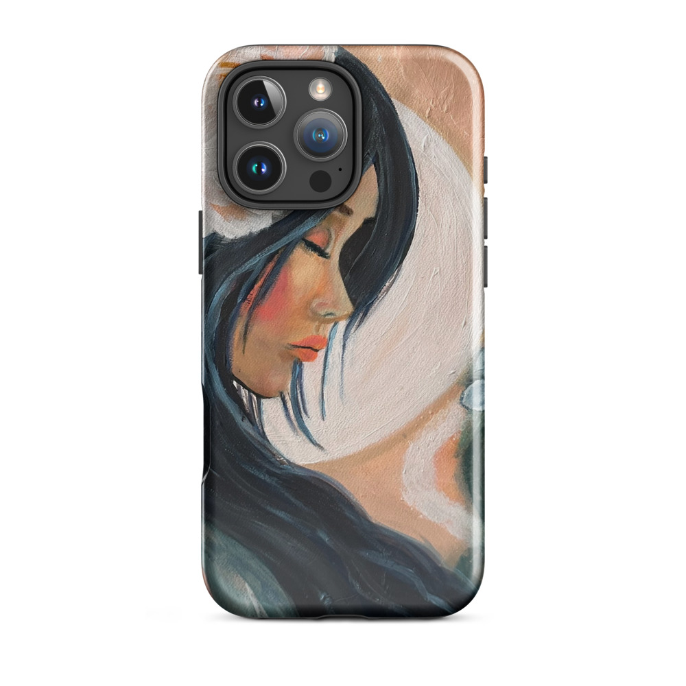 Moonflower — iPhone Case (Tough, Glossy)