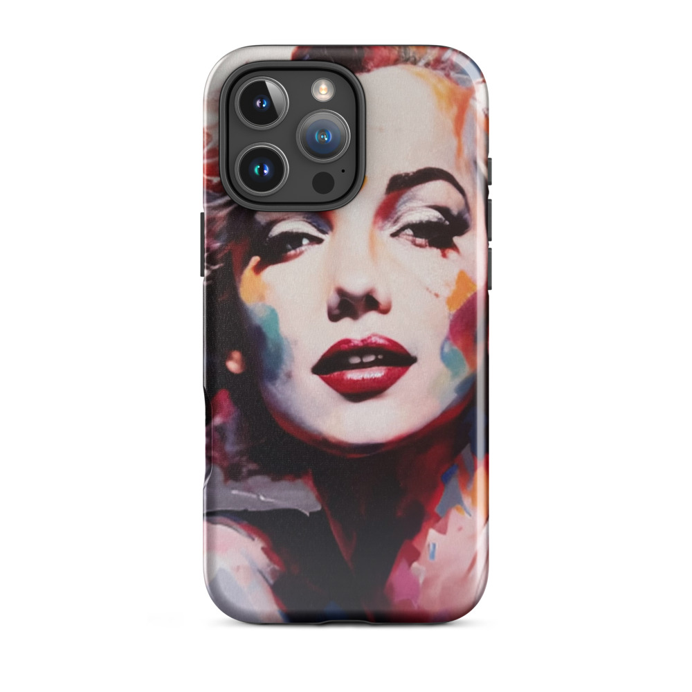 Technicolor Icon — iPhone Case (Tough, Glossy)