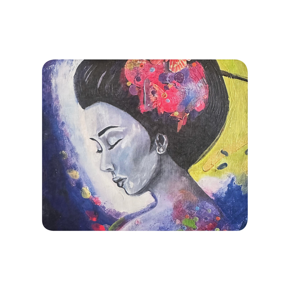 Geisha Moon — Sherpa Blanket (50" × 60")