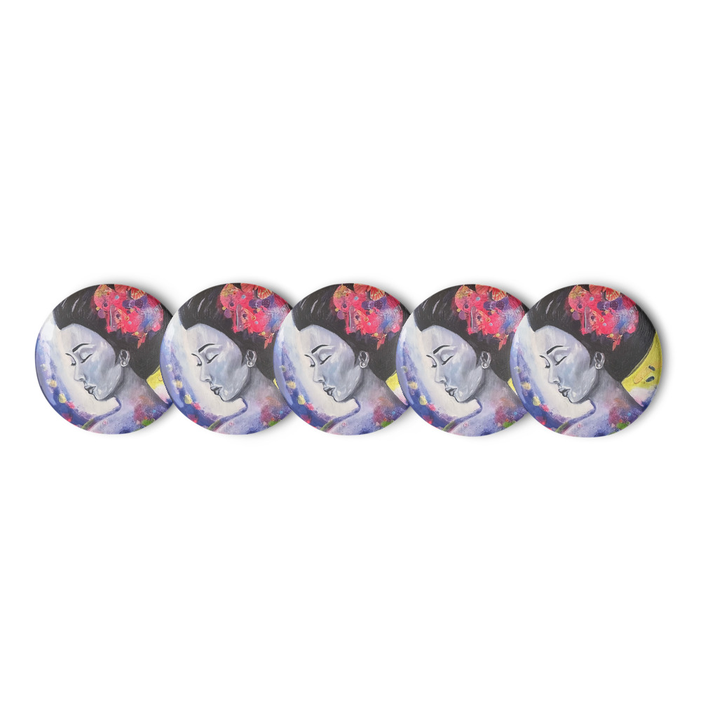 Geisha Moon — Pin Button Set