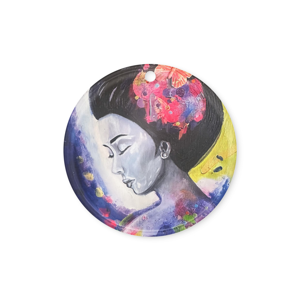 Geisha Moon — Acrylic Ornament