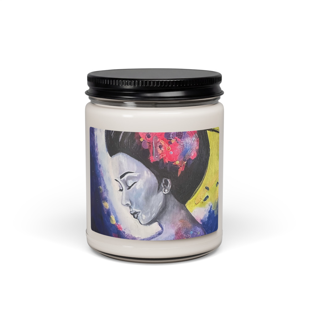 Geisha Moon — Scented Soy Candle (Sea Salt & Orchid)