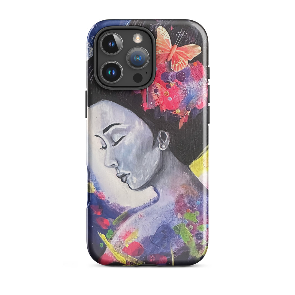 Geisha Moon — iPhone Case (Tough, Glossy)
