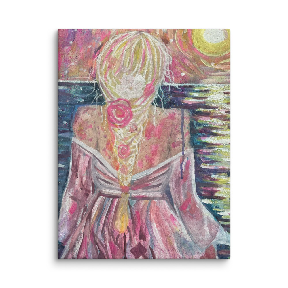 Sunset Reverie — Canvas Print (18" × 24")