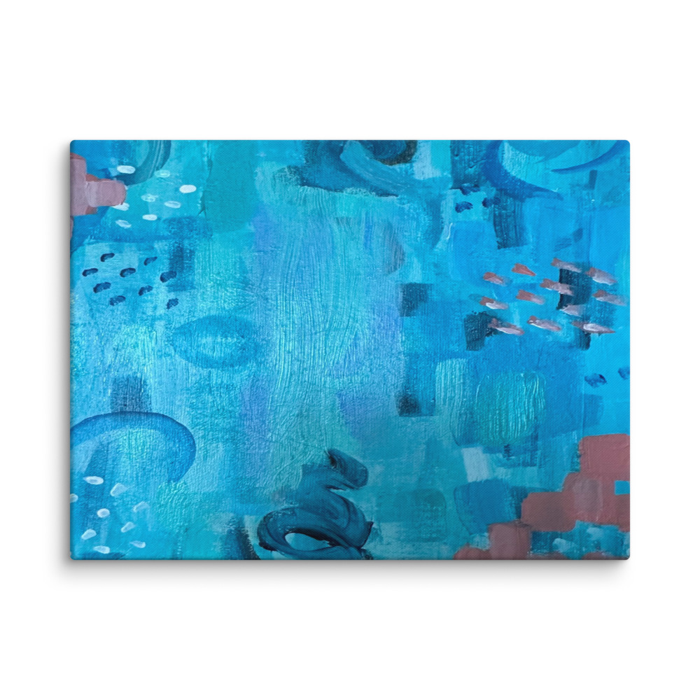 Ocean Murmur — Canvas Print (18" × 24")
